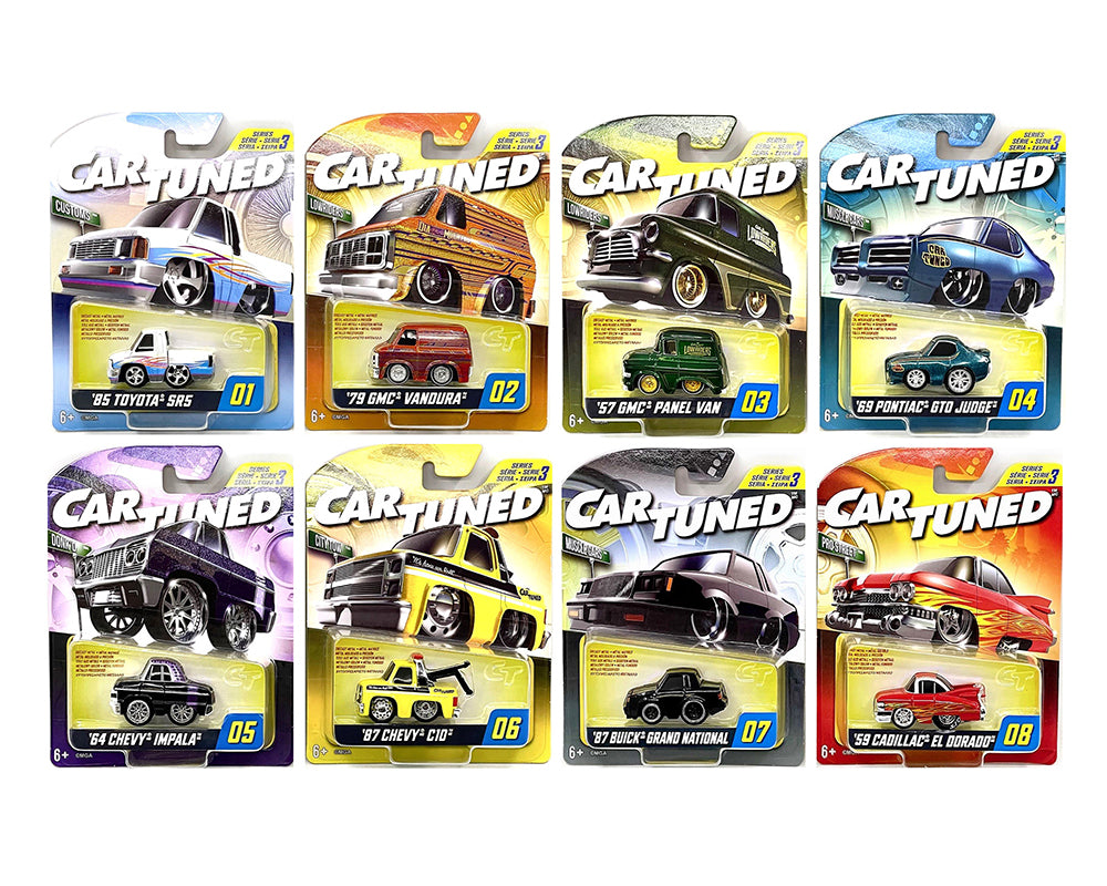 CarTuned 1:64 Series 3 Hobby Alternate 2025 Assortment of 8