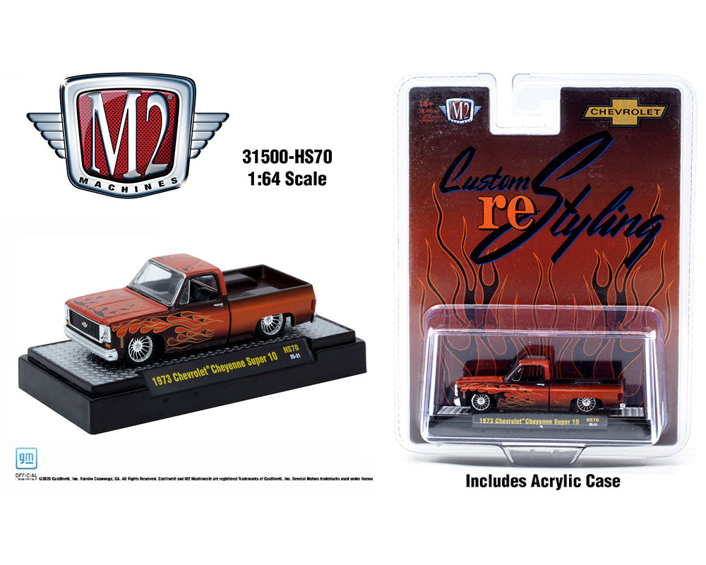 M2 Machines 1:64 1973 Chevrolet Cheyenne Super 10 Custom Re Styling