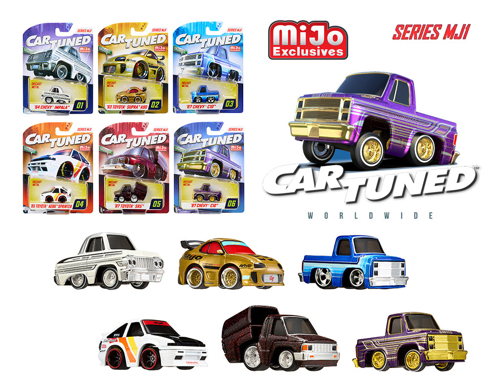 CarTuned 1:64 Mijo Exclusives Series MJ1 Assortment of 6 Limited Edition 10,000