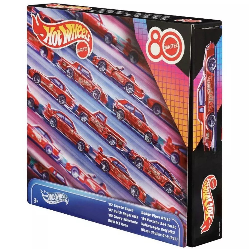 Hot Wheels Mattel 80th Anniversary 8-Pack