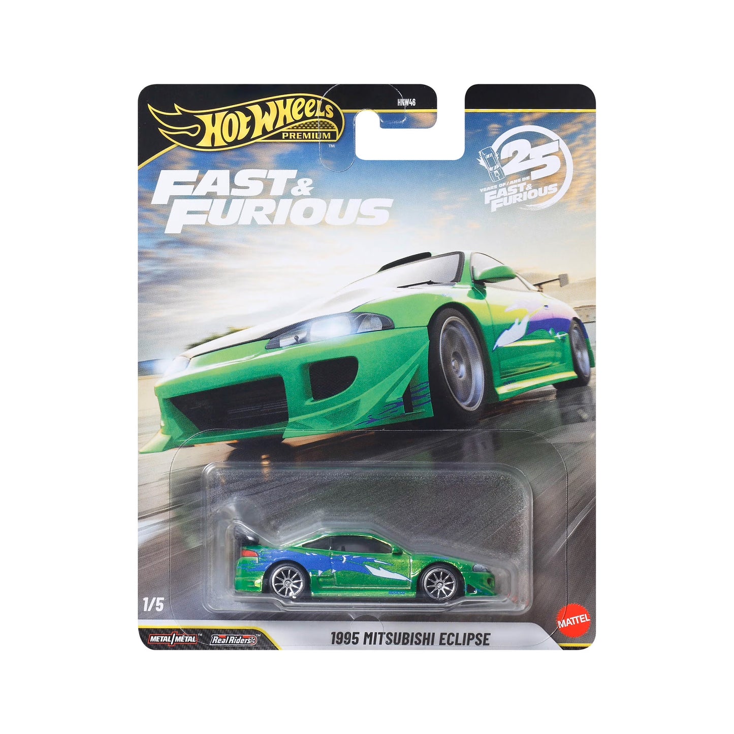 Hot Wheels 2026 Fast & Furious 25th Anniversary Limited 1995 Mitsubishi Eclipse