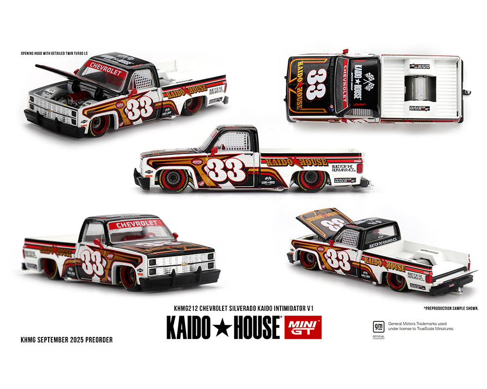 Kaido House x Mini GT Chevrolet Silverado KAIDO Intimidator V1