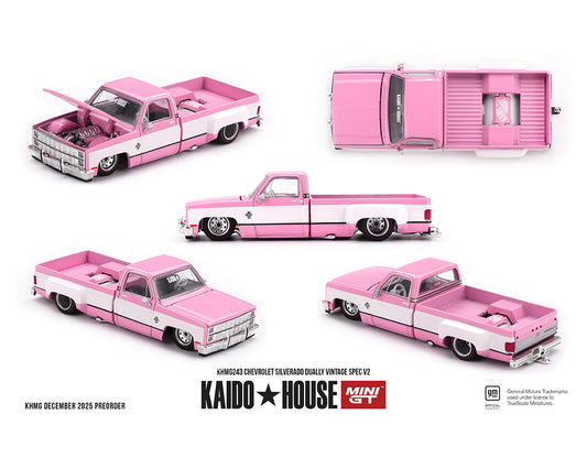 Kaido House x Mini GT Chevrolet Silverado Dually Vintage Spec V2