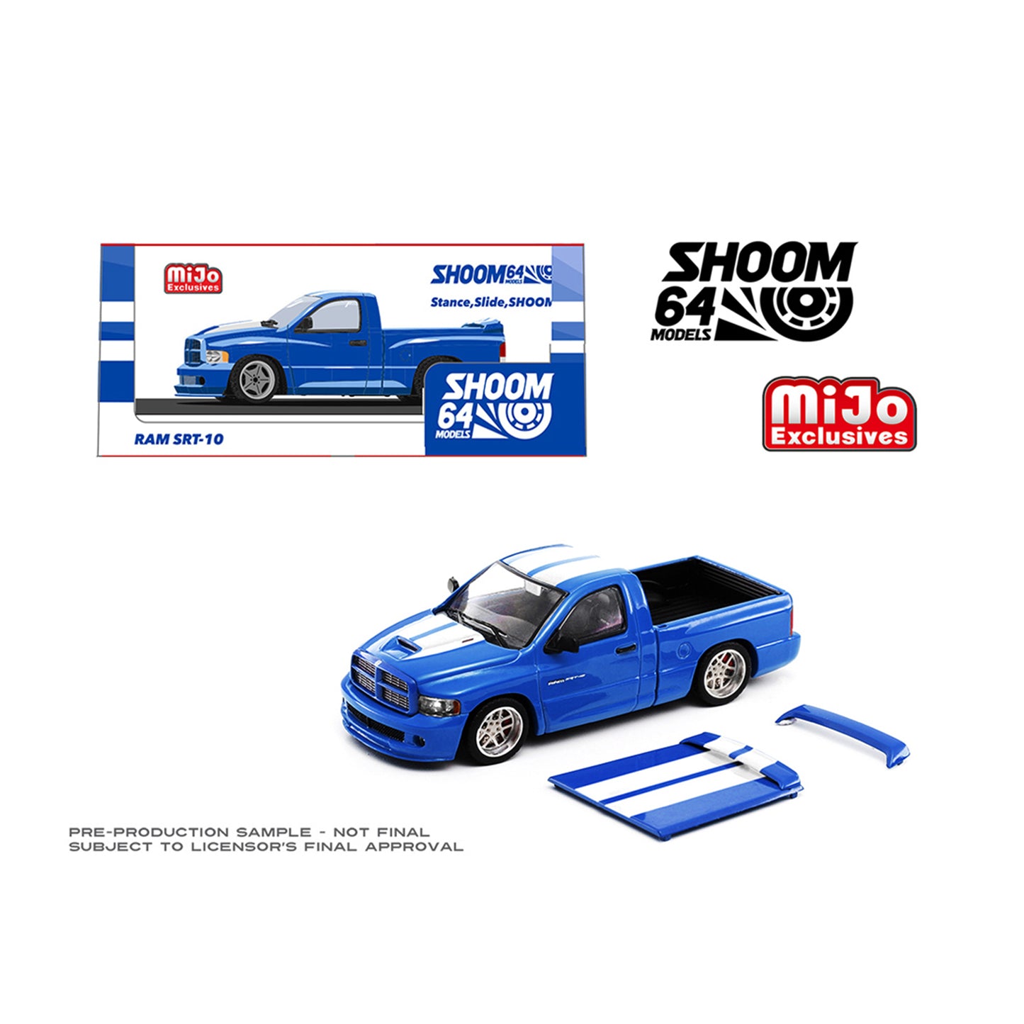 SHOOM64 1:64 2003 Dodge Ram SRT-10 Pickup – Limited Edition Mijo Exclusives