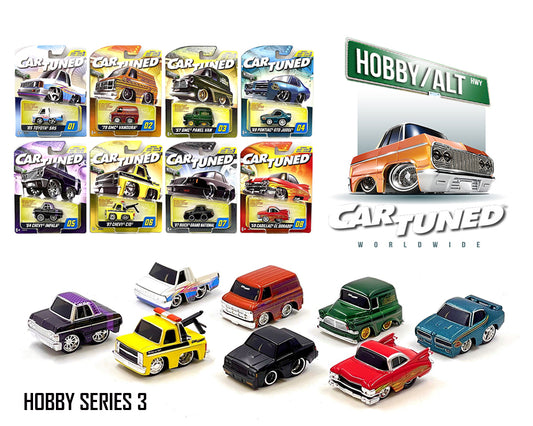 CarTuned 1:64 Series 3 Hobby Alternate 2025 Assortment of 8