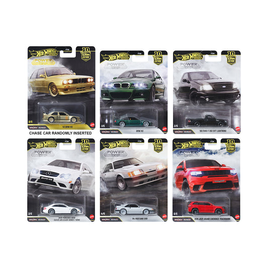 Hot Wheels 1:64 Car Culture 10th Anniversary 2026 R Case – Power Trip Assortment