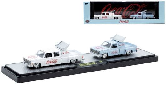 M2 Machine Hauler's '73 Chevrolet Cheyenne Super 30 & ''73 Chevrolet Cheyenne Super 30 (Coca-Cola)