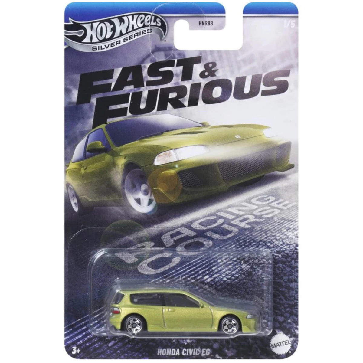 Hot Wheels Silver Series Honda Civic EG (Fast and Furious)